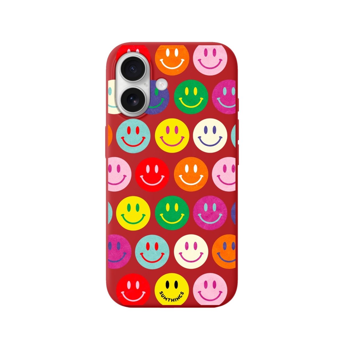 iPhone Miles Of Smiles Premium Telefon Kılıfı Kırmızı - Sumthincs