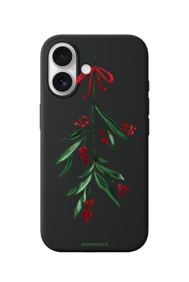 iPhone Mistletoe Premium Telefon Kılıfı Siyah - Sumthincs