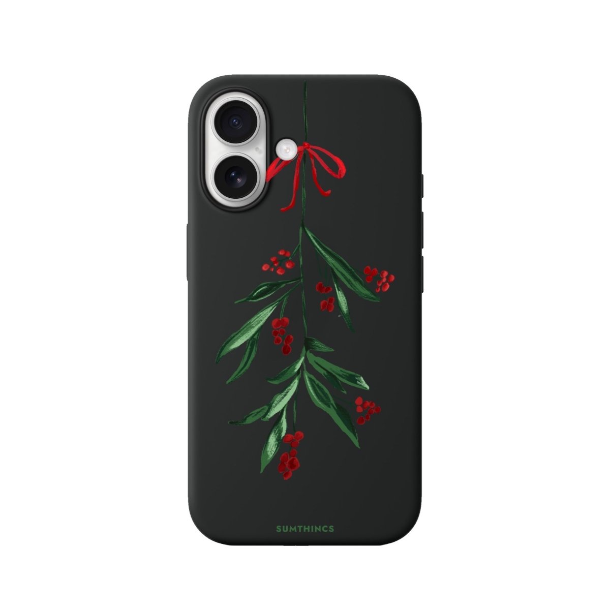 iPhone Mistletoe Premium Telefon Kılıfı Siyah - Sumthincs