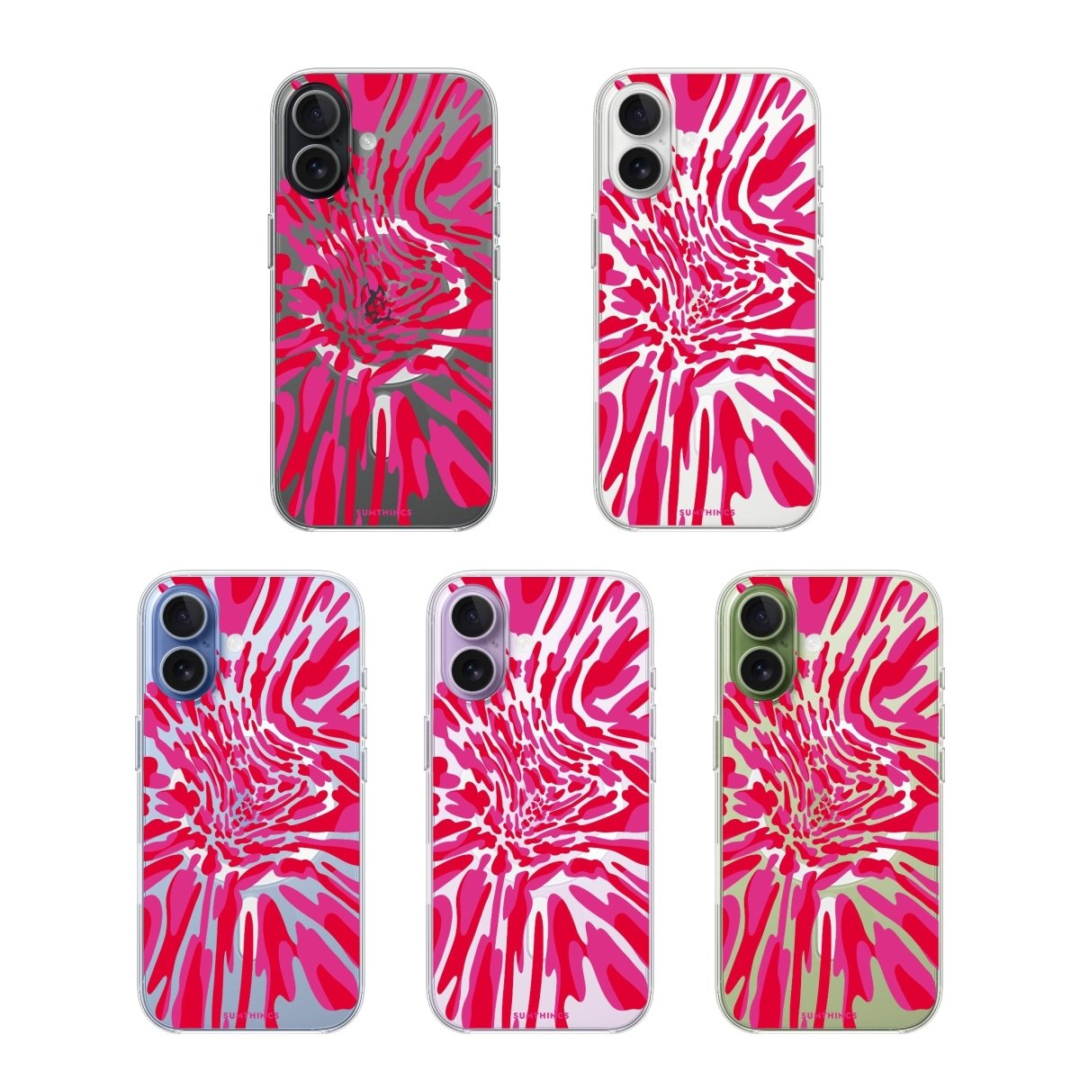 iPhone Neon Dreams Clear Magsafe Telefon Kılıfı - Sumthincs
