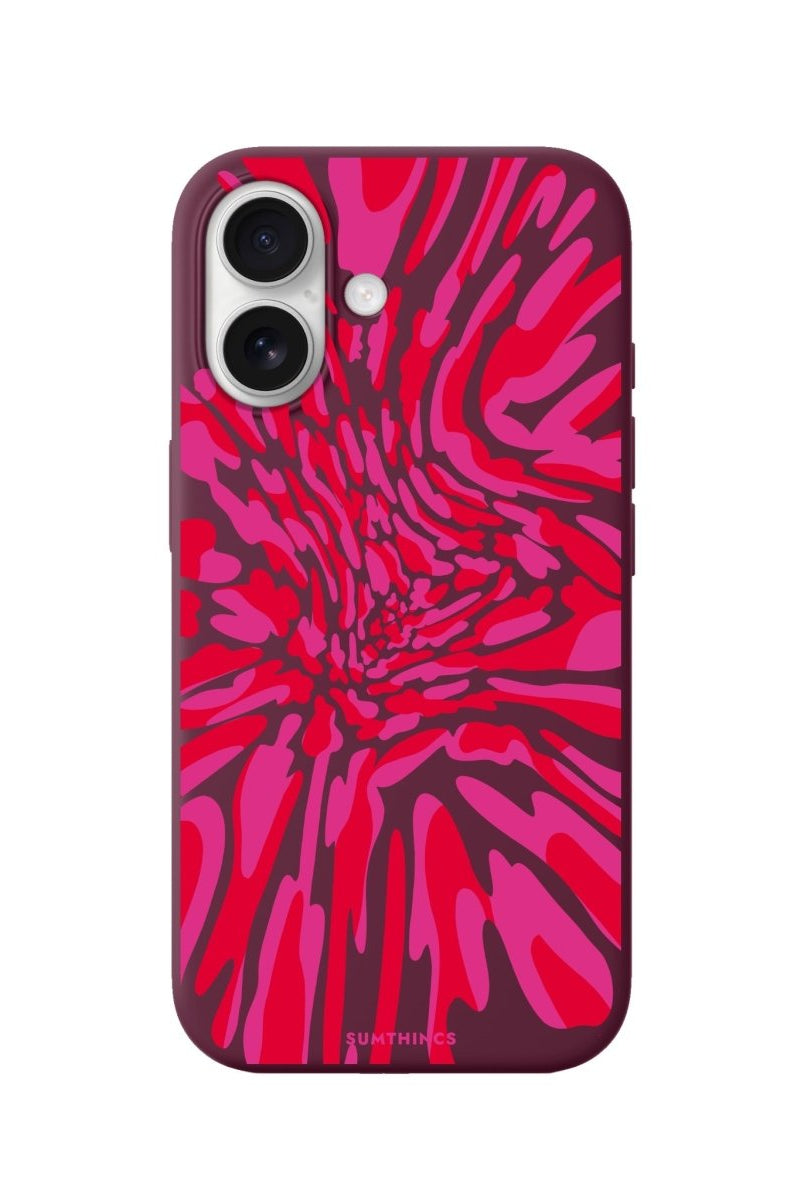 iPhone Neon Dreams Premium Telefon Kılıfı Bordo - Sumthincs