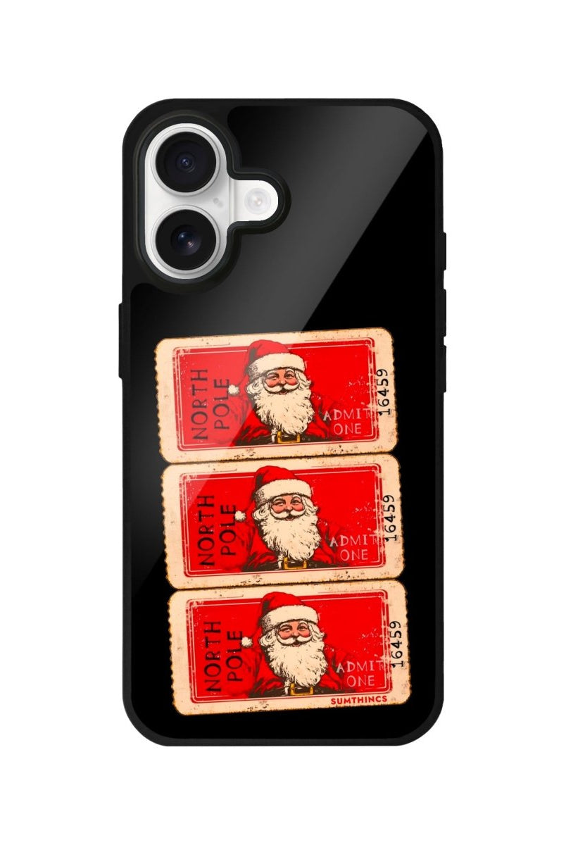 iPhone Northpole Ticket Glossy Telefon Kılıfı - Sumthincs