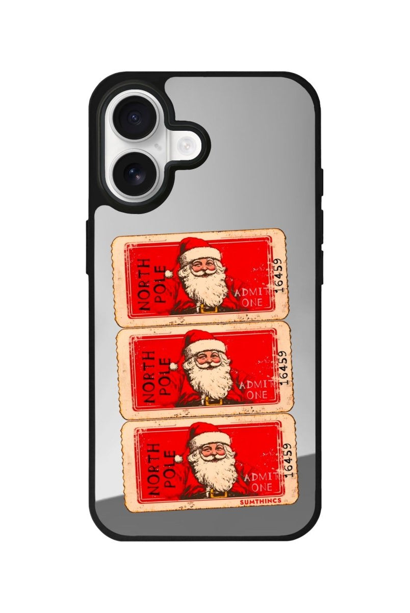 iPhone Northpole Ticket Mirror Aynalı Telefon Kılıfı - Sumthincs