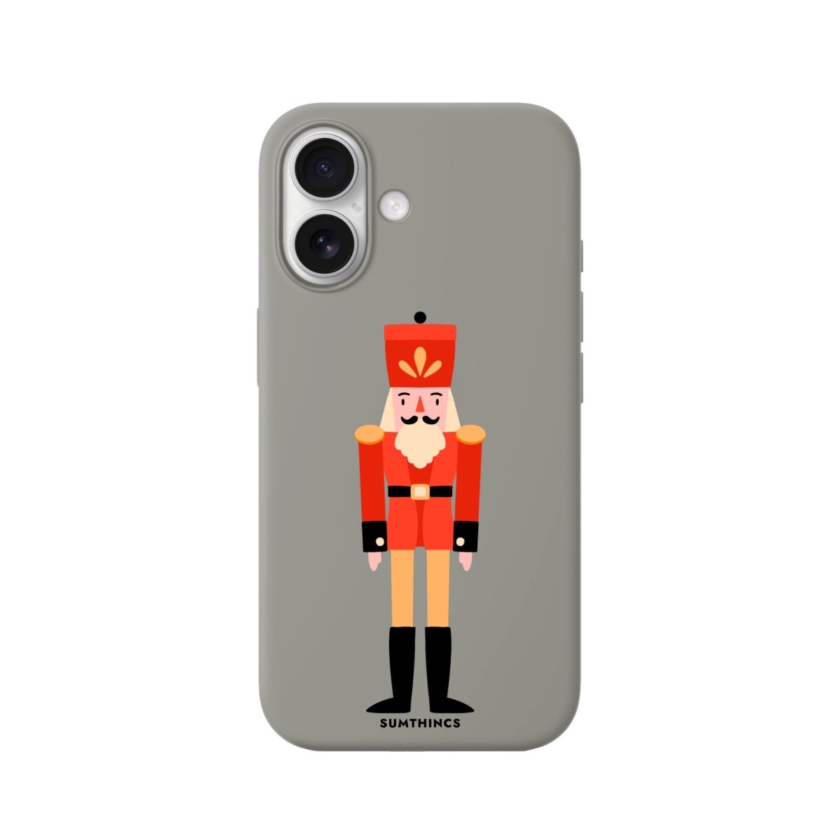 iPhone Nutcracker Premium Telefon Kılıfı Gri - Sumthincs