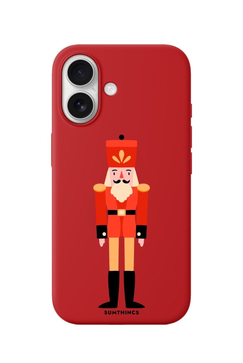 iPhone Nutcracker Premium Telefon Kılıfı Kırmızı - Sumthincs
