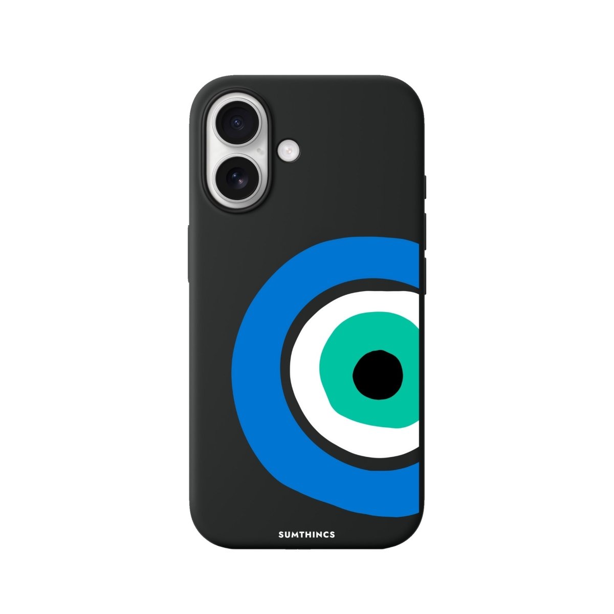 iPhone Ocean Eye Premium Telefon Kılıfı Siyah - Sumthincs
