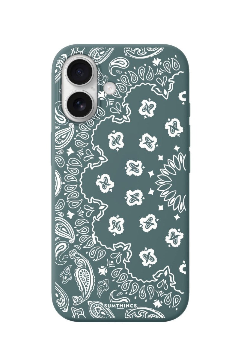 iPhone Paisley Premium Telefon Kılıfı Kaktüs Yeşili - Sumthincs