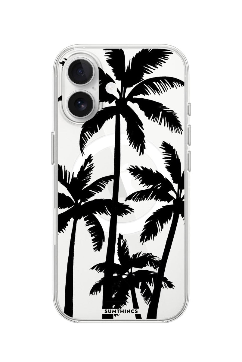iPhone Palm Trees Clear Magsafe Telefon Kılıfı - Sumthincs