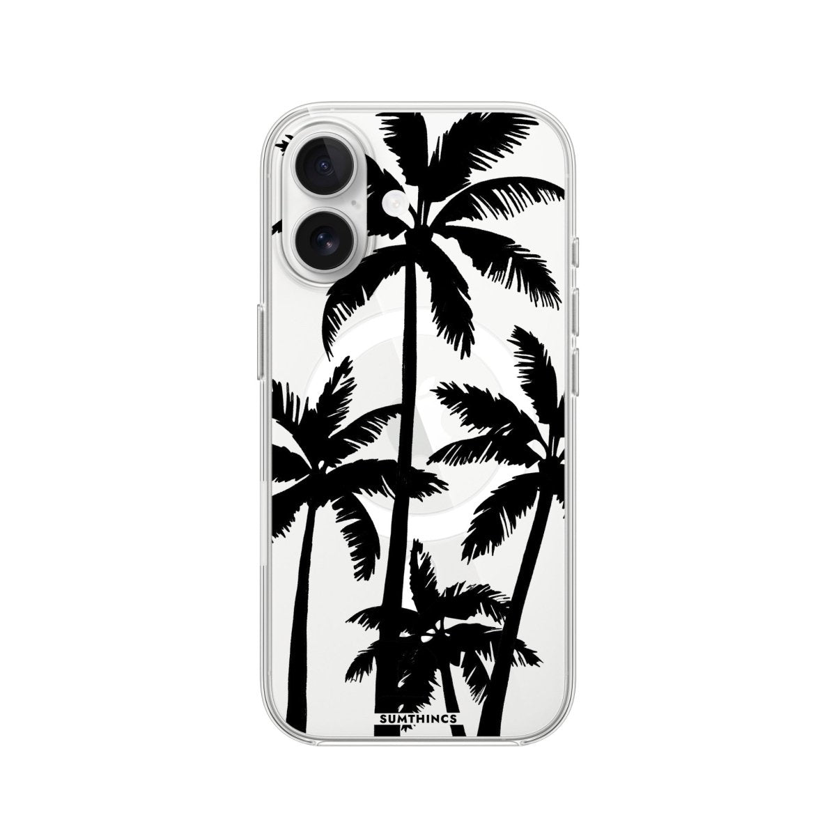 iPhone Palm Trees Clear Magsafe Telefon Kılıfı - Sumthincs
