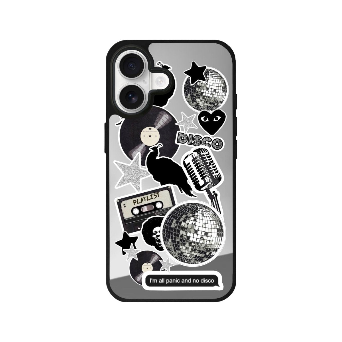 iPhone Party Stickers Mirror Aynalı Telefon Kılıfı - Sumthincs