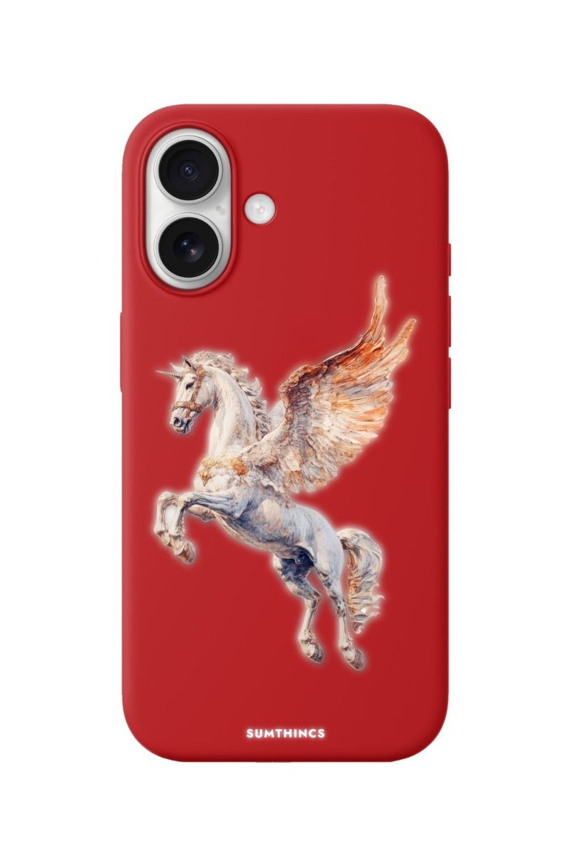 iPhone Pegasus Premium Telefon Kılıfı Kırmızı - Sumthincs