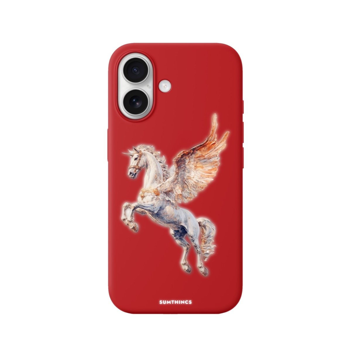 iPhone Pegasus Premium Telefon Kılıfı Kırmızı - Sumthincs