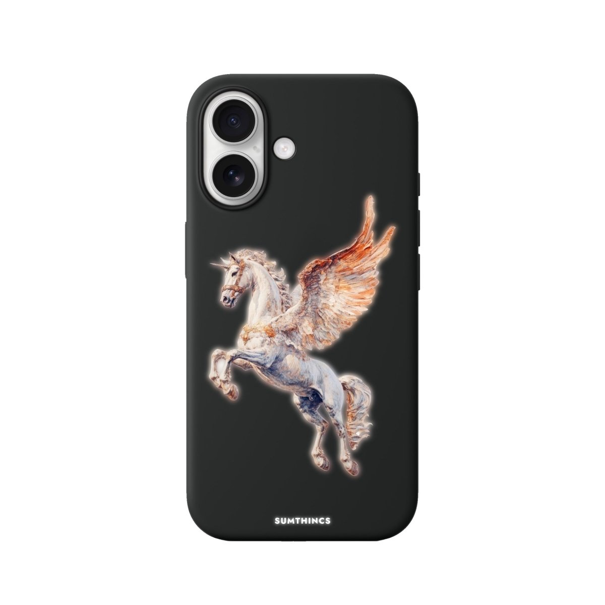 iPhone Pegasus Premium Telefon Kılıfı Siyah - Sumthincs
