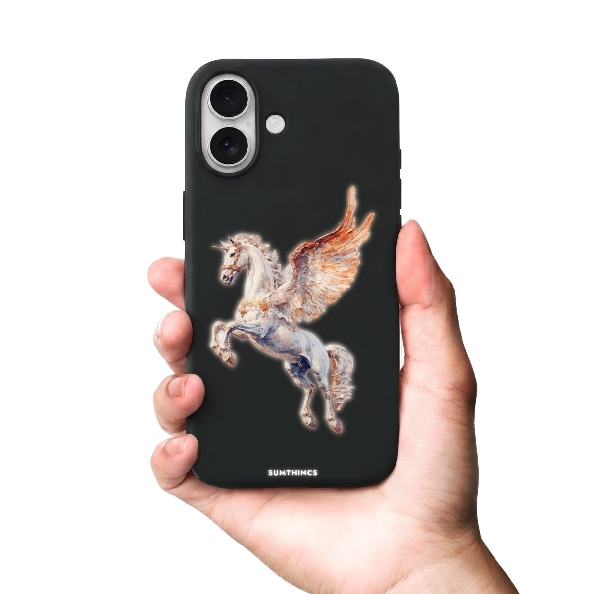 iPhone Pegasus Premium Telefon Kılıfı Bordo - Sumthincs