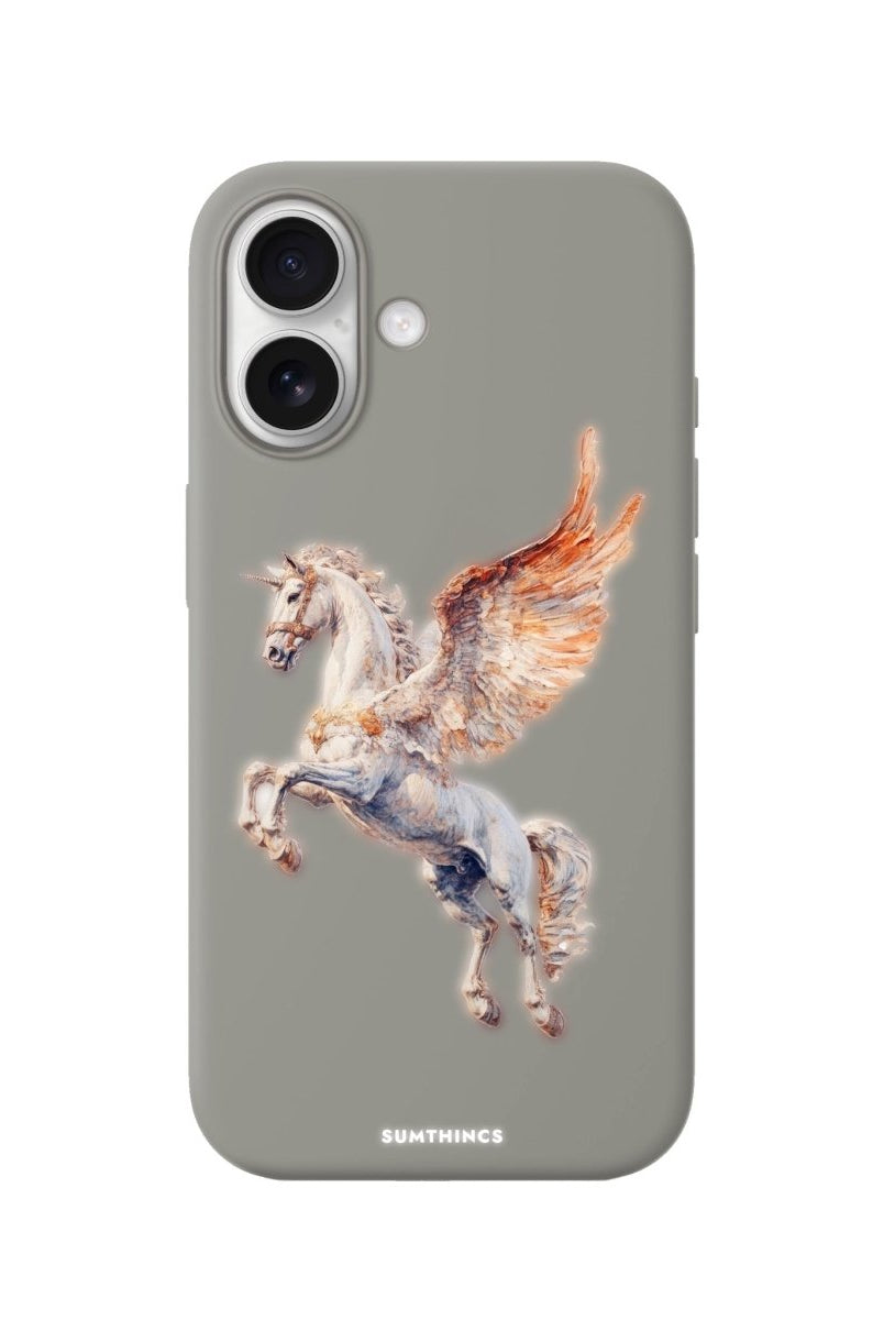 iPhone Pegasus Premium Telefon Kılıfı Gri - Sumthincs