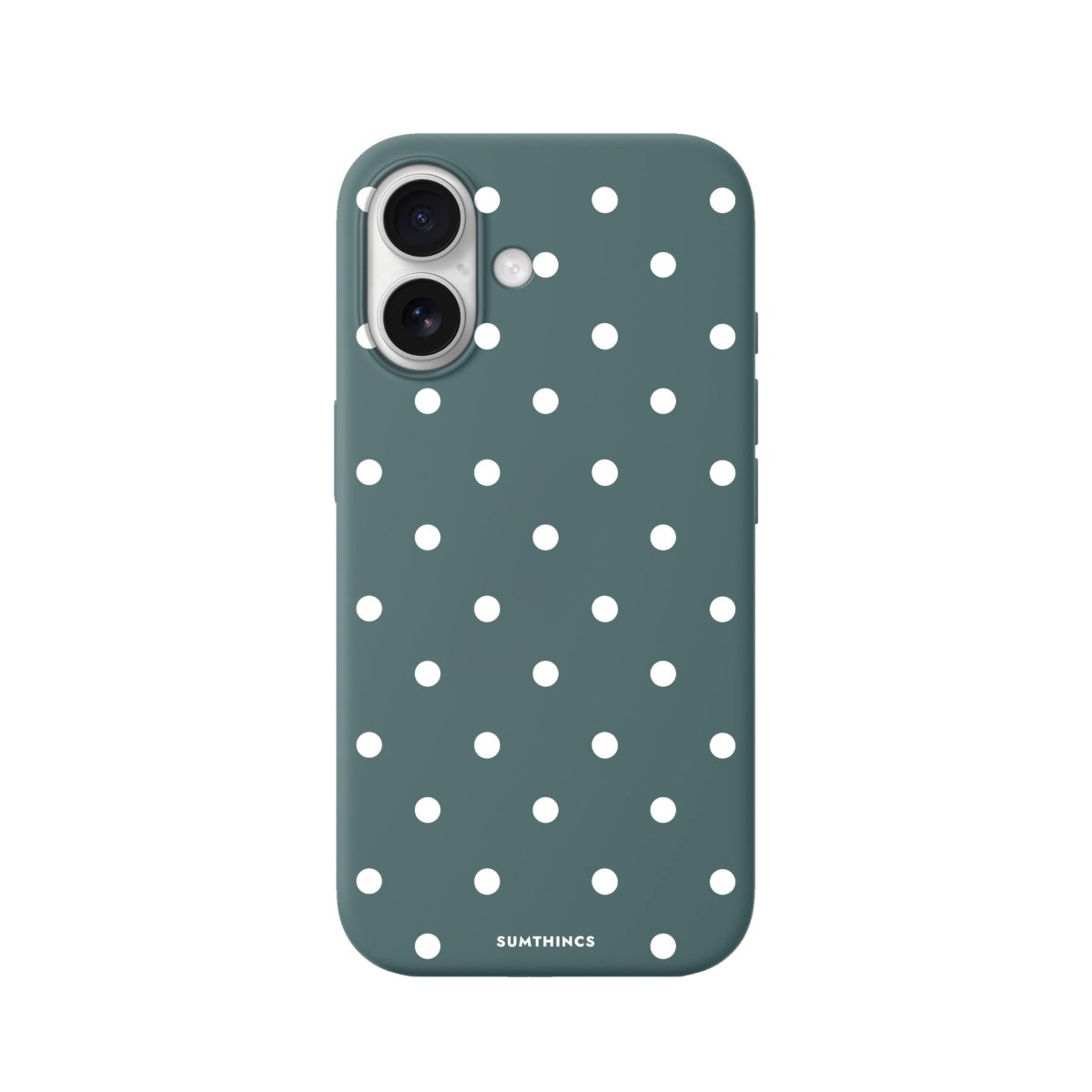 iPhone Polka Dots Premium Telefon Kılıfı Kaktüs Yeşili - Sumthincs
