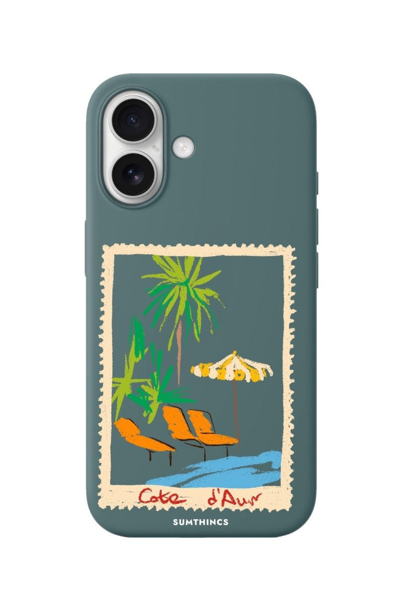 iPhone Postcard Premium Telefon Kılıfı Kaktüs Yeşili - Sumthincs