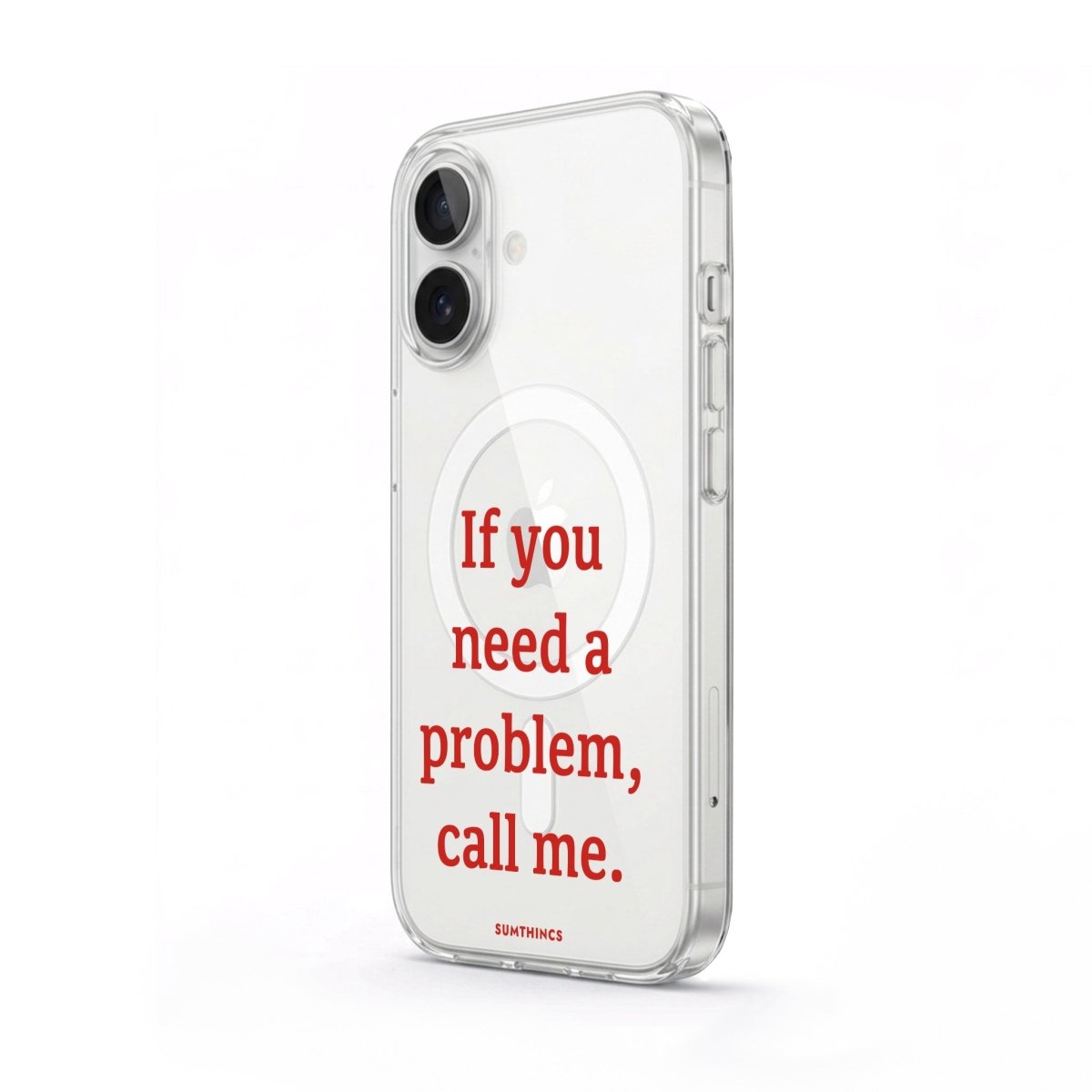 iPhone Problem Clear Magsafe Telefon Kılıfı - Sumthincs
