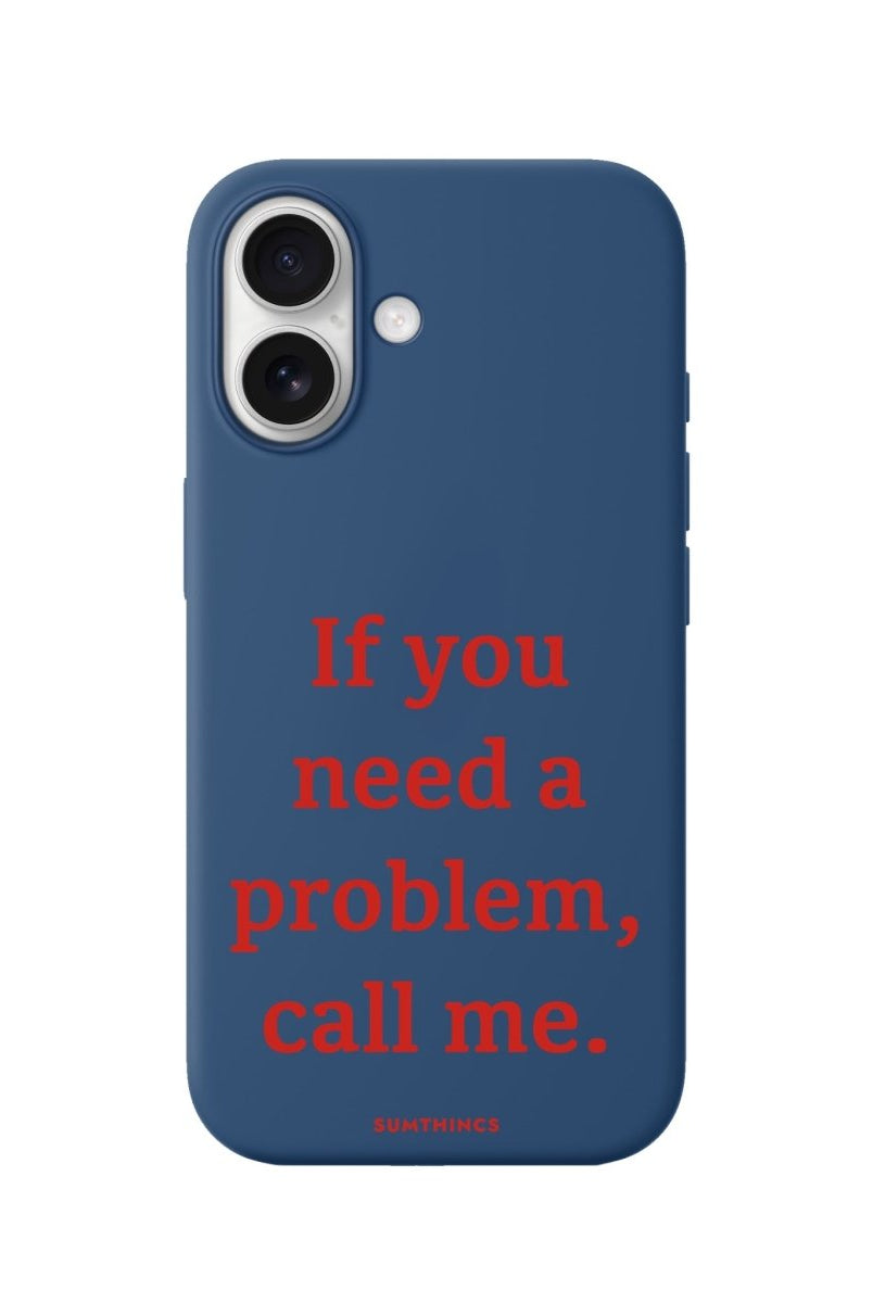 iPhone Problem Premium Telefon Kılıfı Pasifik Mavi - Sumthincs