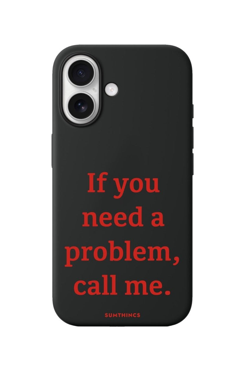 iPhone Problem Premium Telefon Kılıfı Siyah - Sumthincs