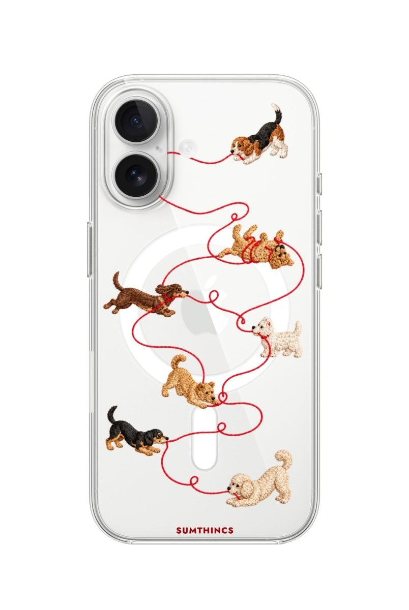 iPhone Puppy Clear Magsafe Telefon Kılıfı - Sumthincs