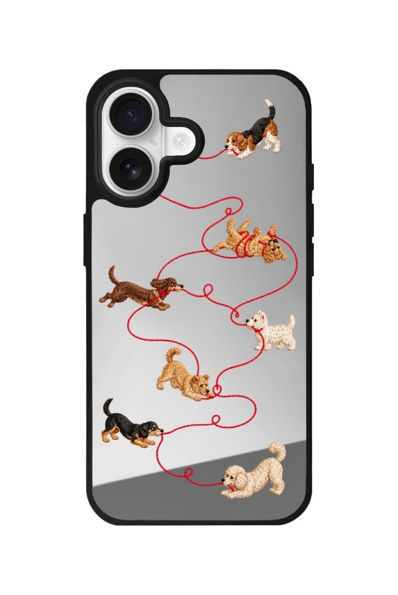 iPhone Puppy Mirror Aynalı Telefon Kılıfı - Sumthincs