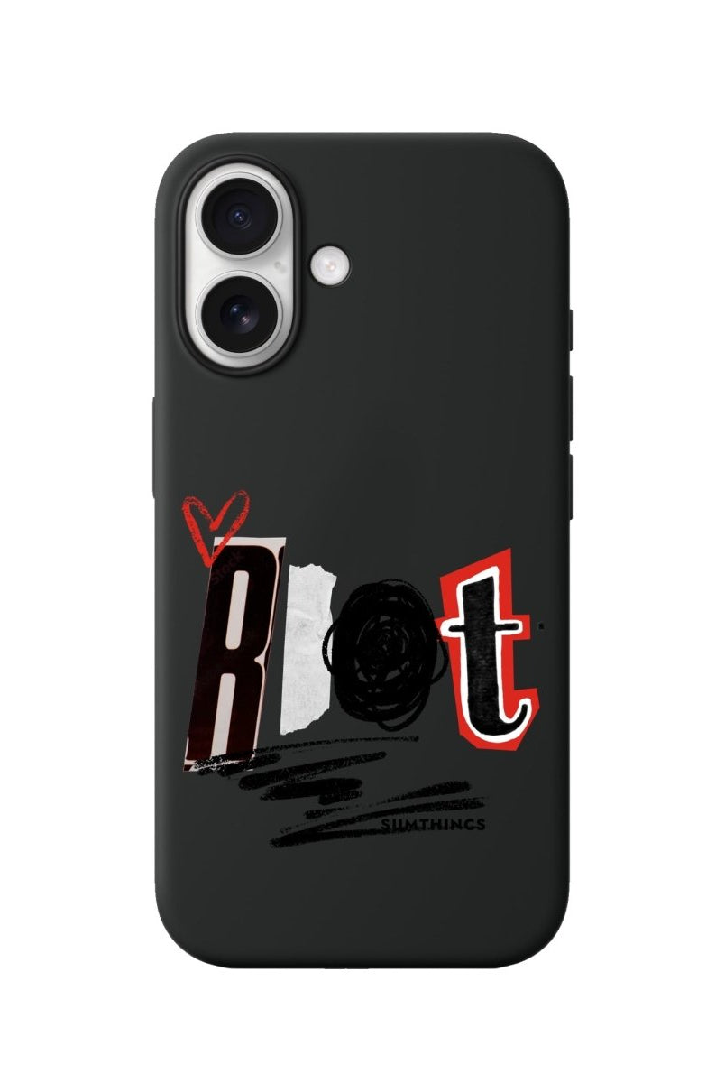 iPhone Rebel Premium Telefon Kılıfı Siyah - Sumthincs