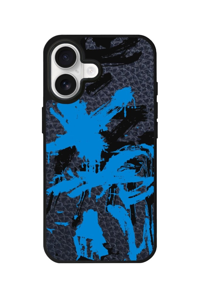 iPhone Rush Leather Deri Telefon Kılıfı Pasifik Mavi - Sumthincs