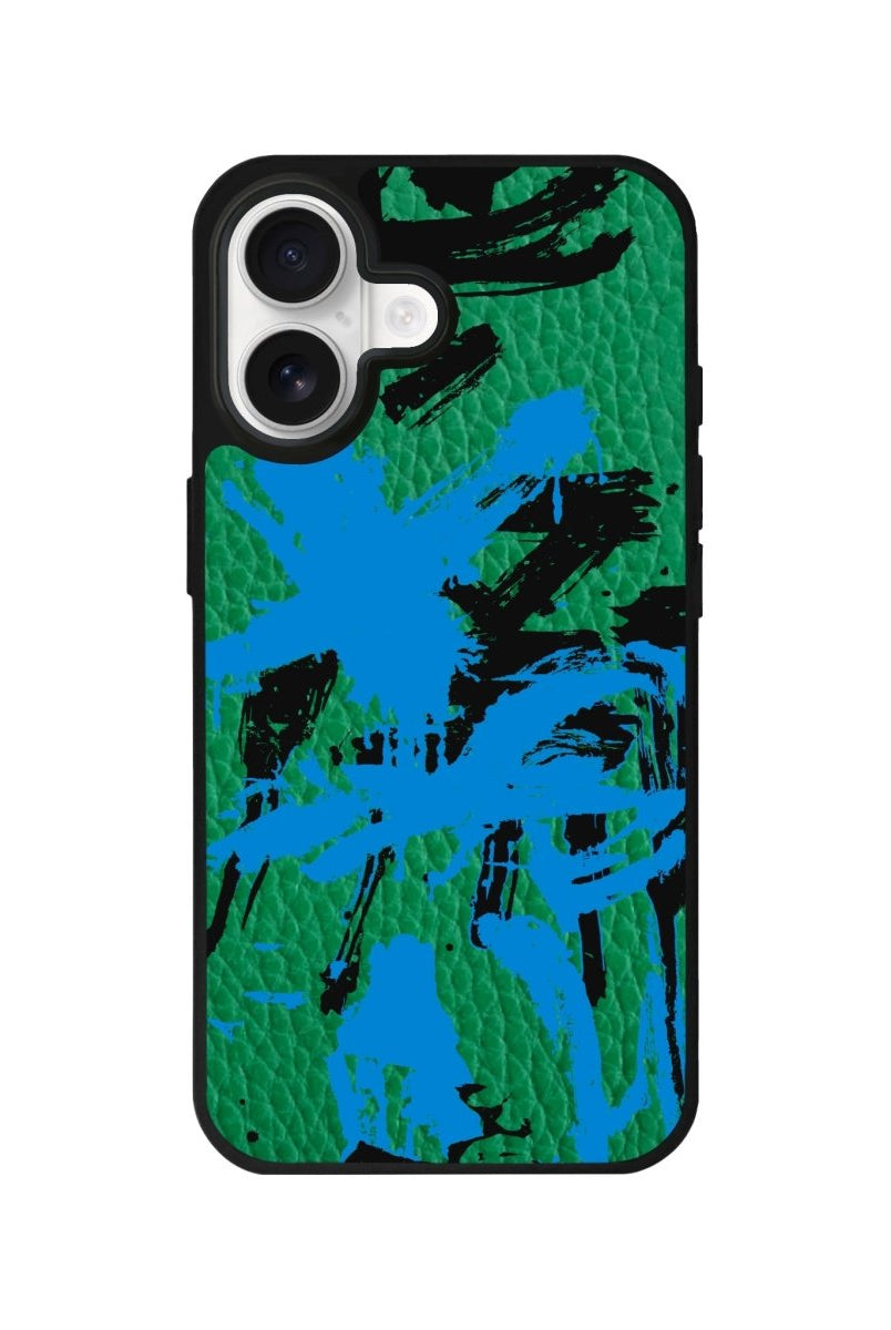 iPhone Rush Leather Deri Telefon Kılıfı Yeşil - Sumthincs