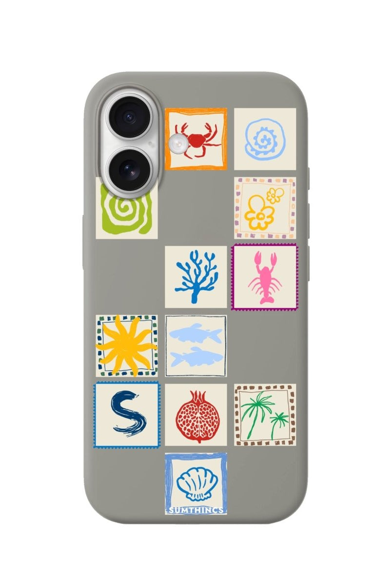 iPhone Sea Mail Premium Telefon Kılıfı Gri - Sumthincs