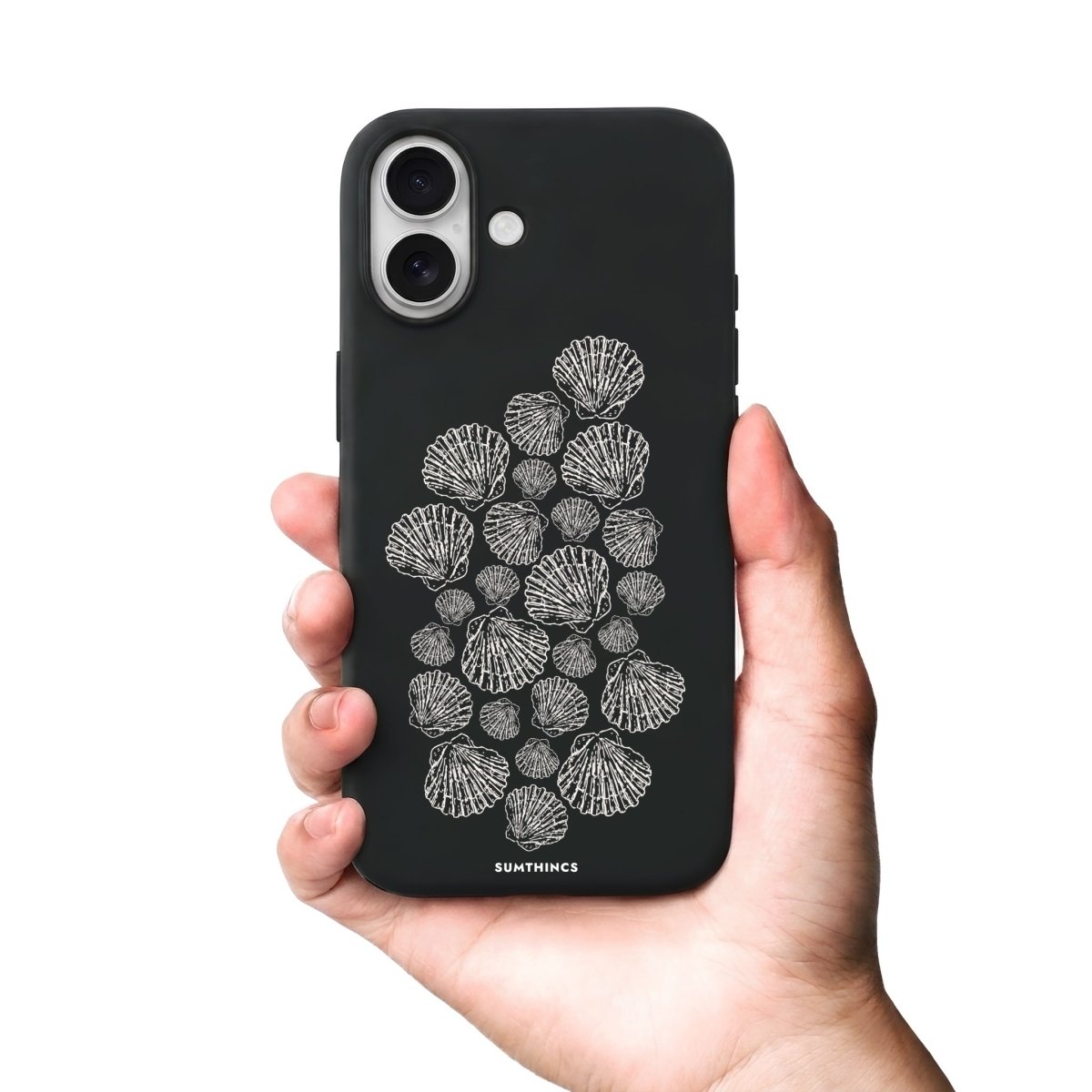 iPhone Shell Print Premium Telefon Kılıfı Siyah - Sumthincs