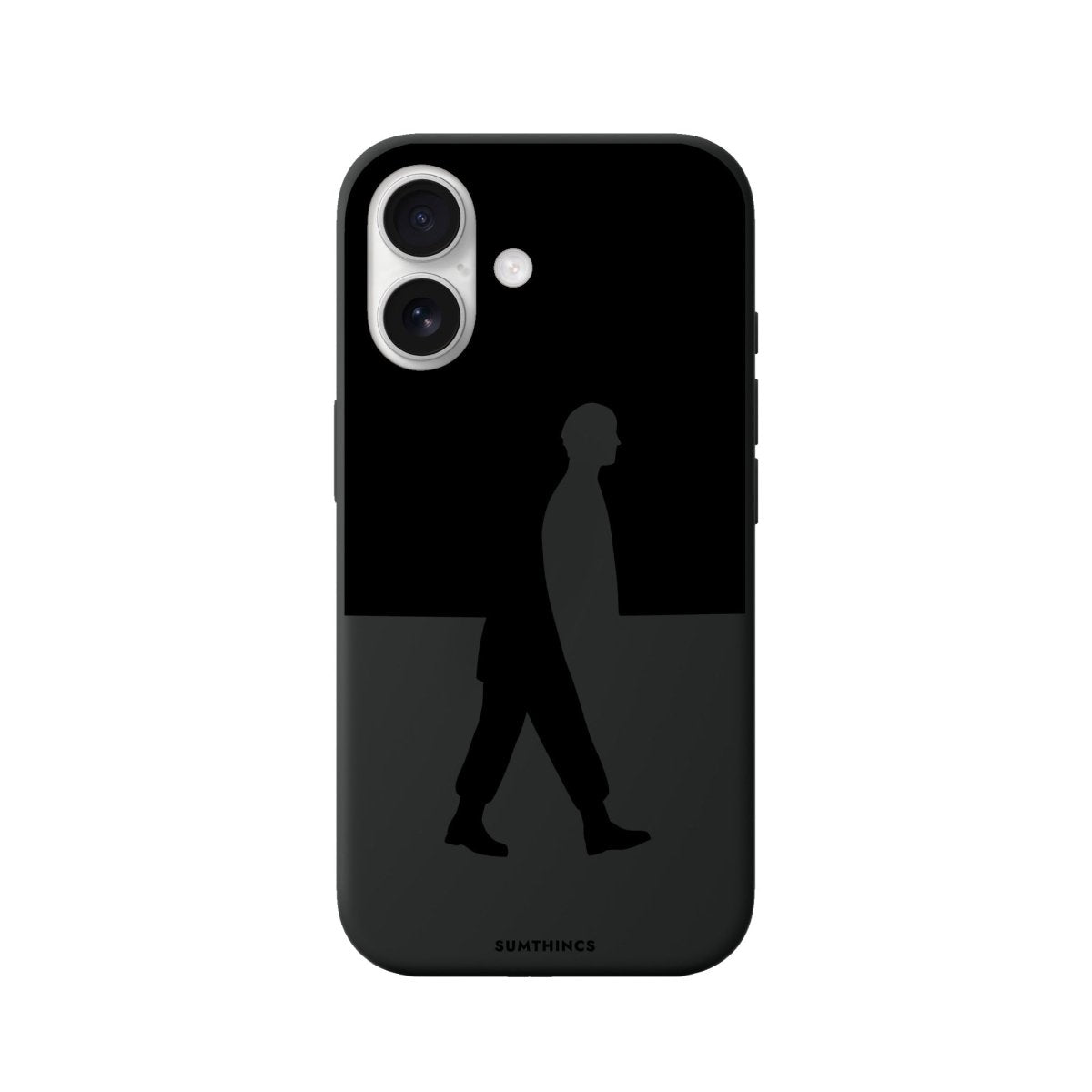 iPhone Silhouette Premium Telefon Kılıfı Siyah - Sumthincs