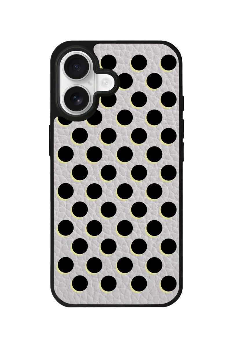 iPhone Solar Eclipse Leather Deri Telefon Kılıfı Gri - Sumthincs