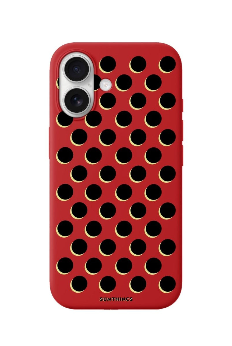 iPhone Solar Eclipse Premium Telefon Kılıfı Kırmızı - Sumthincs
