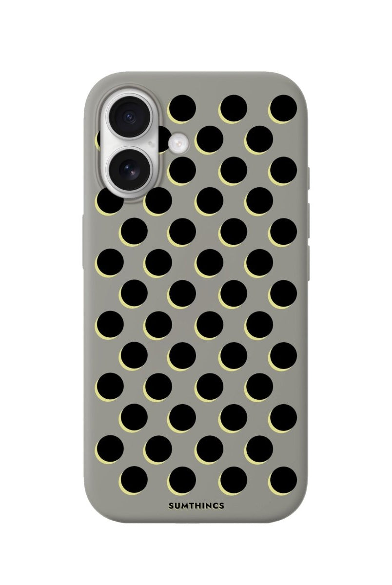 iPhone Solar Eclipse Premium Telefon Kılıfı Gri - Sumthincs