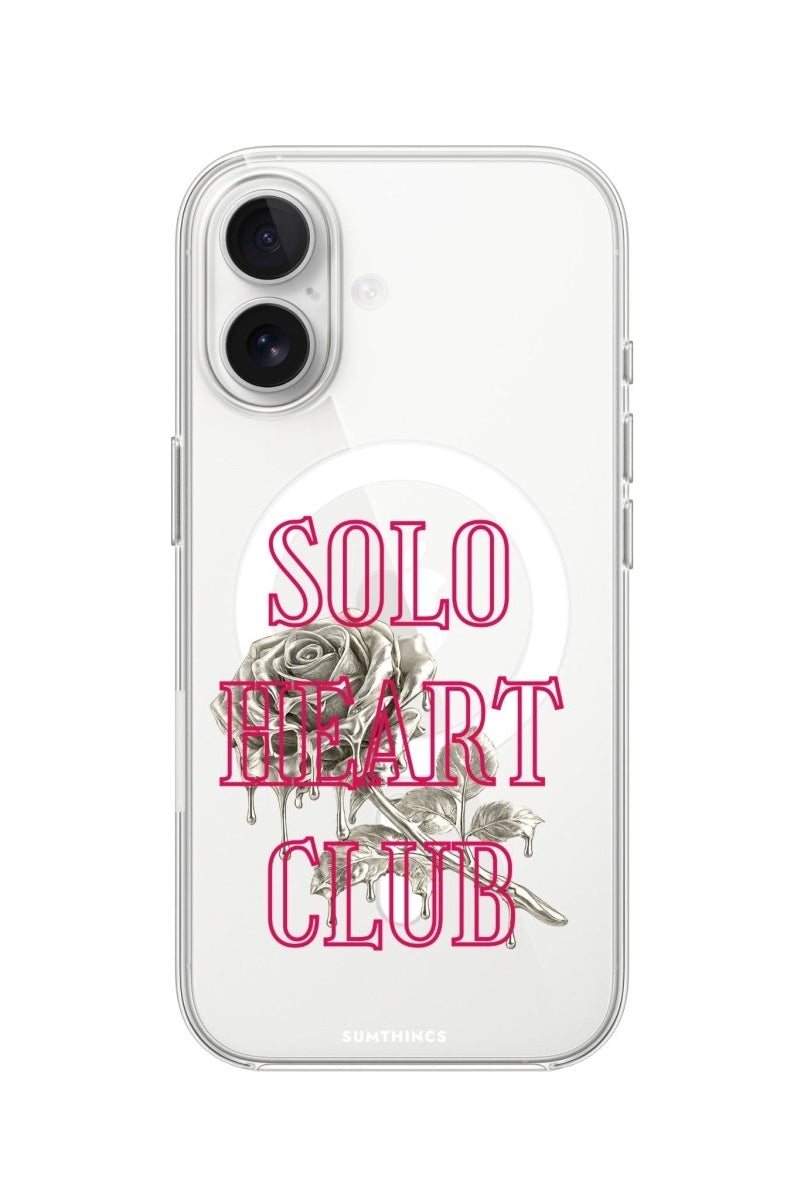 iPhone Solo Heart Club Clear Magsafe Telefon Kılıfı - Sumthincs