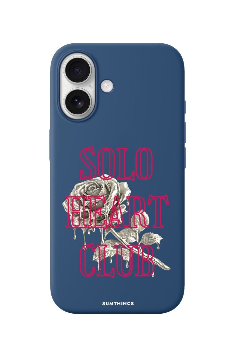 iPhone Solo Heart Club Premium Telefon Kılıfı Pasifik Mavi - Sumthincs