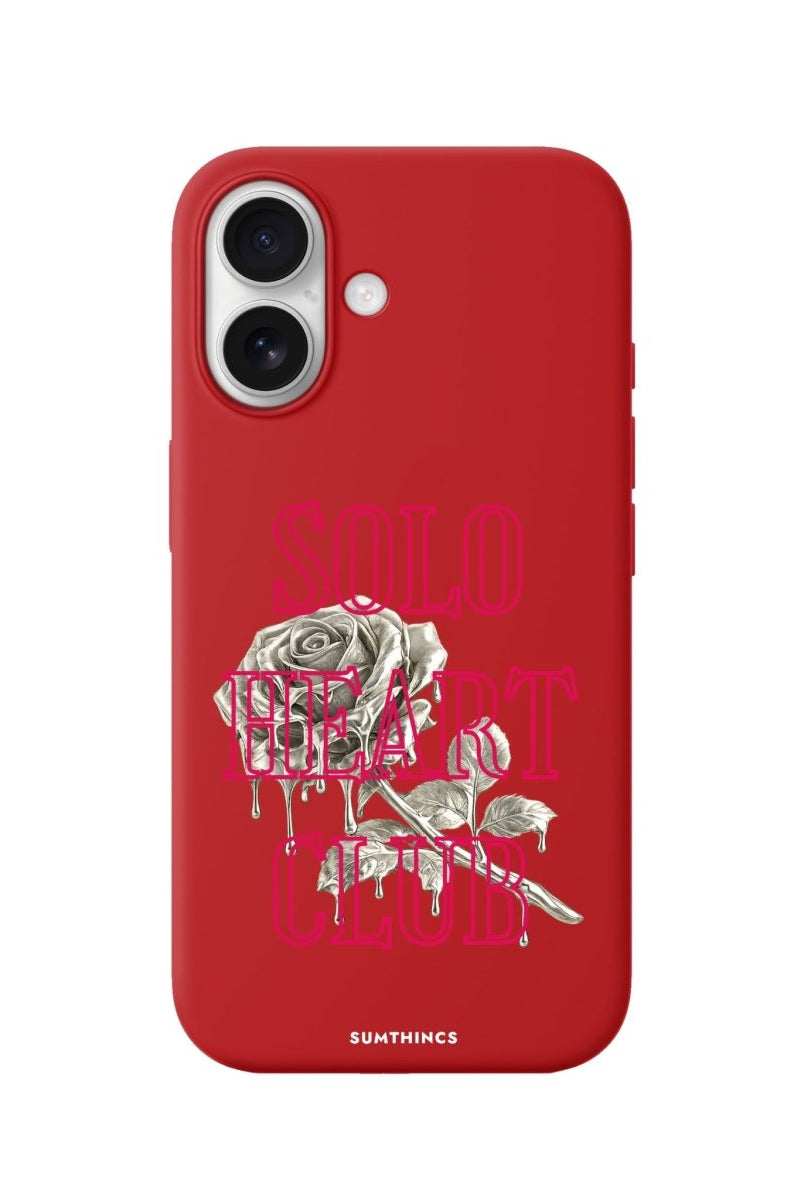 iPhone Solo Heart Club Premium Telefon Kılıfı Kırmızı - Sumthincs