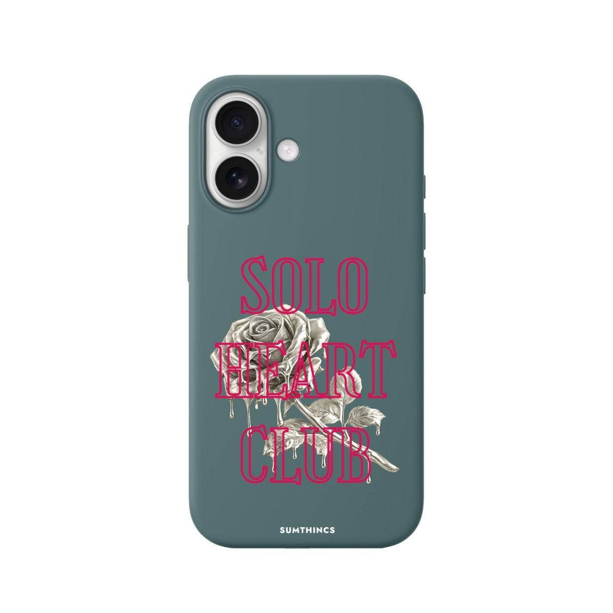 iPhone Solo Heart Club Premium Telefon Kılıfı Kaktüs Yeşili - Sumthincs