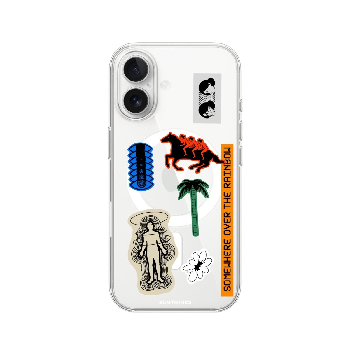 iPhone Somewhere Clear Magsafe Telefon Kılıfı - Sumthincs