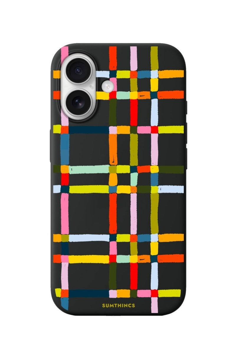 iPhone Sunny Stripes Premium Telefon Kılıfı Siyah - Sumthincs