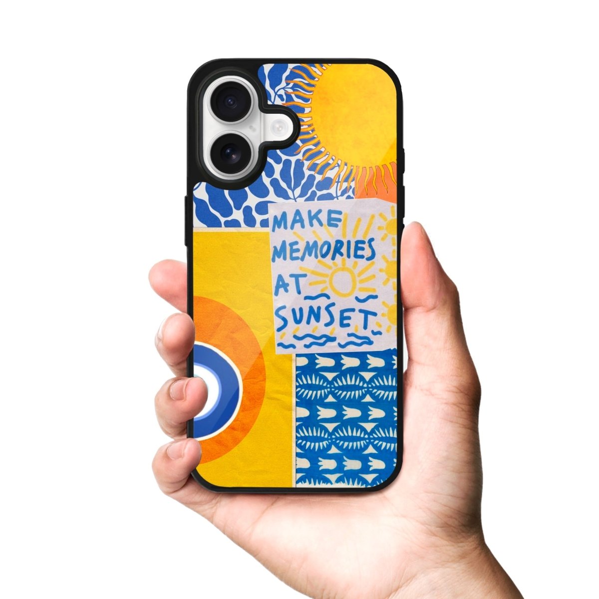 iPhone Sunset Collage Glossy Telefon Kılıfı - Sumthincs