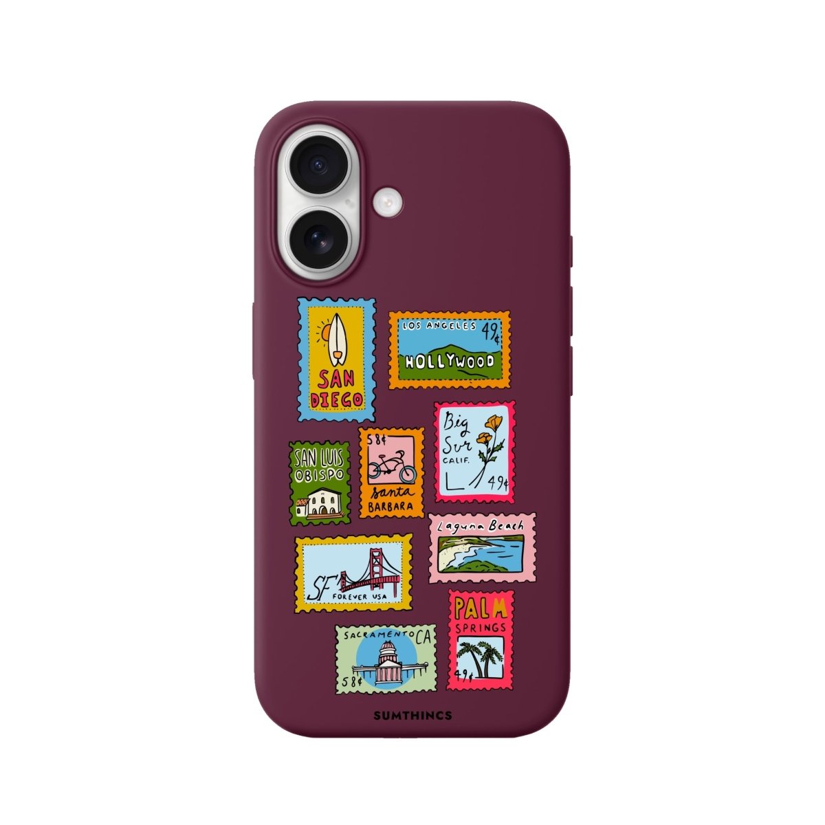 iPhone The Grand Tour Premium Telefon Kılıfı Bordo - Sumthincs