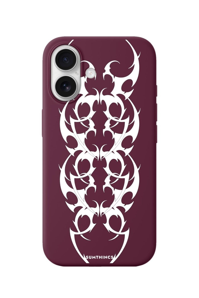 iPhone Thorn Premium Telefon Kılıfı Bordo - Sumthincs
