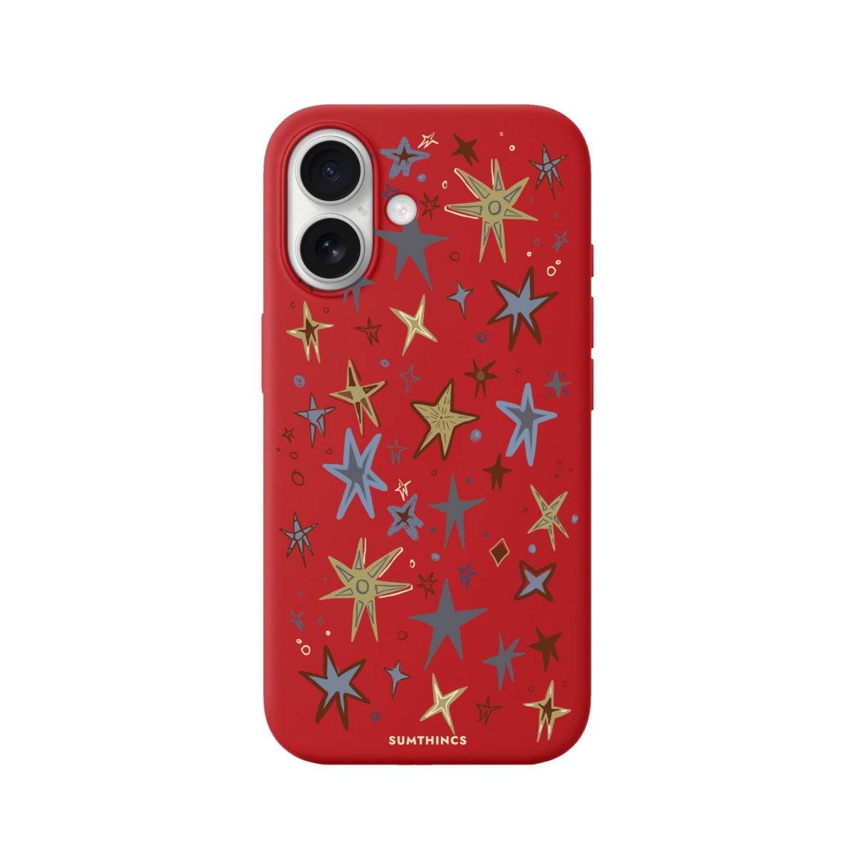 iPhone Twinkle Premium Telefon Kılıfı Kırmızı - Sumthincs