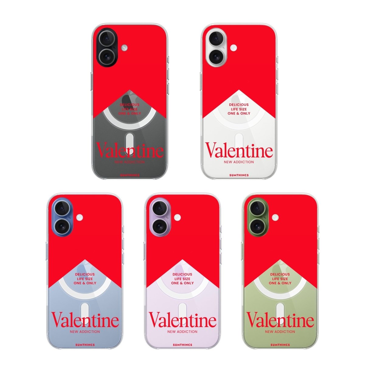 iPhone Valentine Clear Magsafe Telefon Kılıfı - Sumthincs