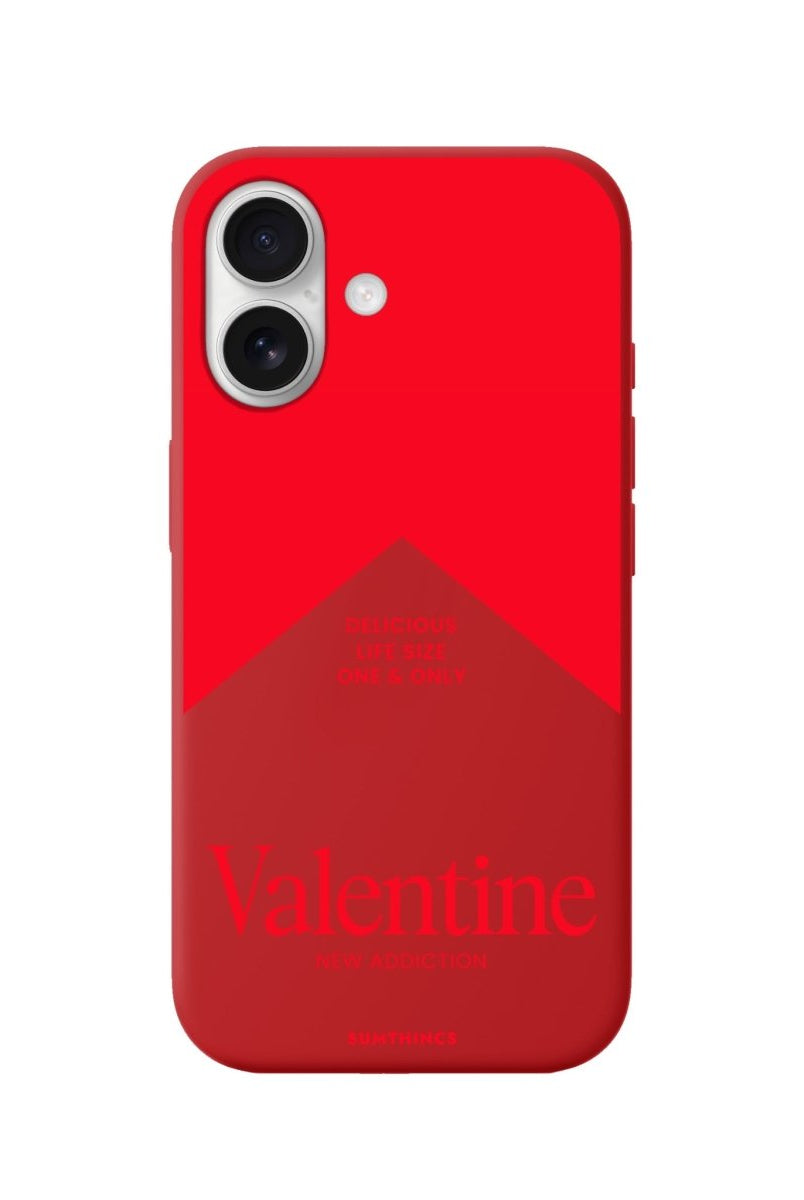 iPhone Valentine Premium Telefon Kılıfı Kırmızı - Sumthincs