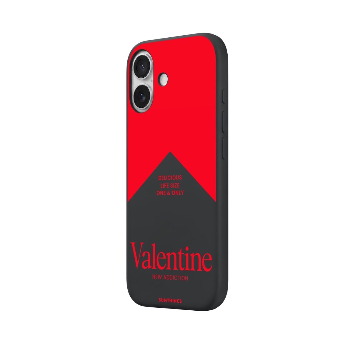 iPhone Valentine Premium Telefon Kılıfı Gri - Sumthincs