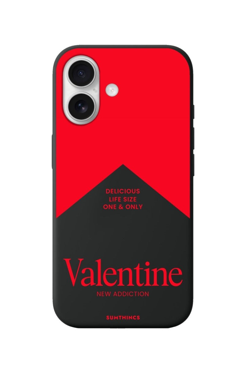 iPhone Valentine Premium Telefon Kılıfı Siyah - Sumthincs