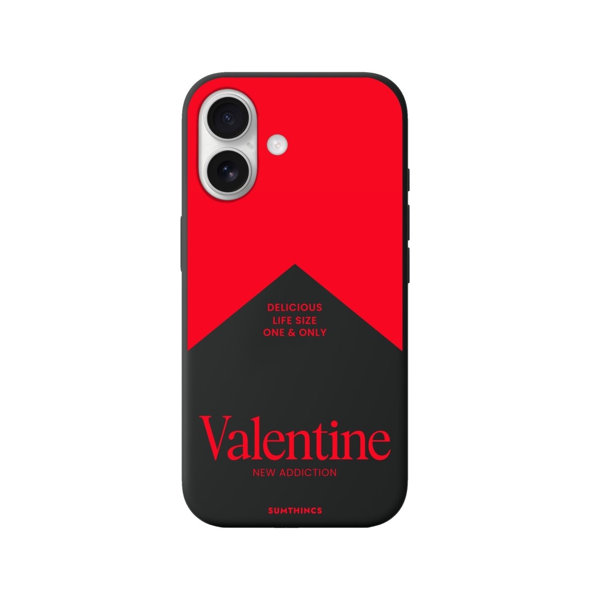 iPhone Valentine Premium Telefon Kılıfı Siyah - Sumthincs